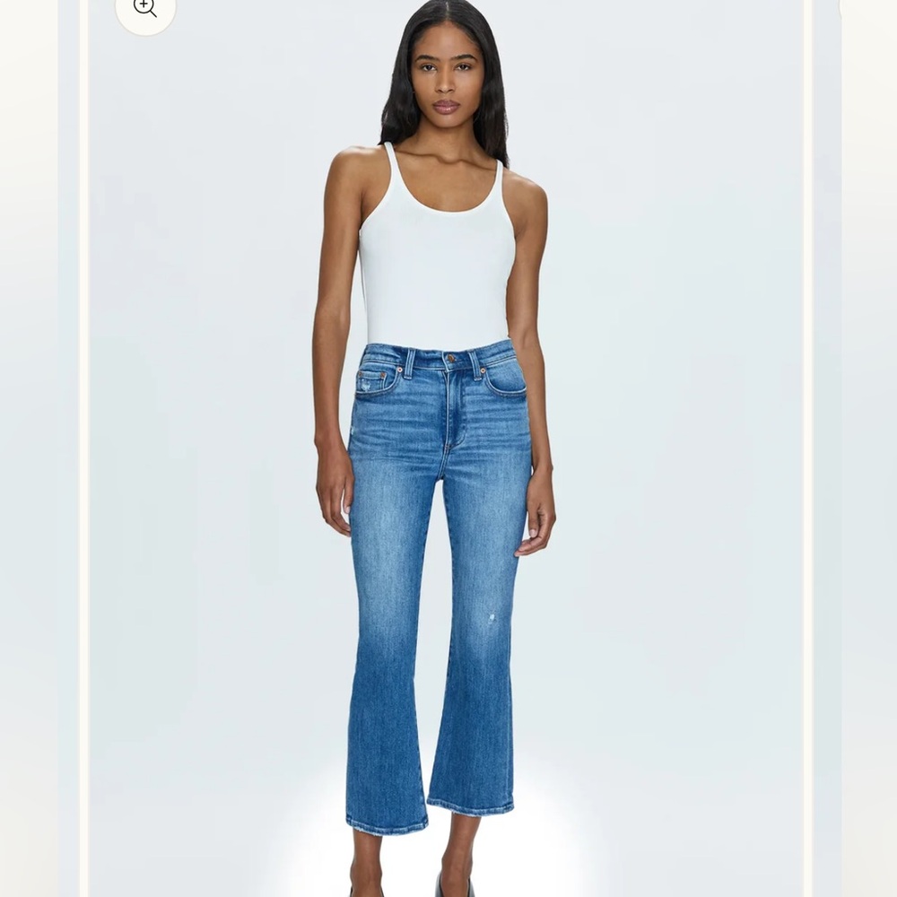 Pistola Lennon high rise boot cut jean. Size 25